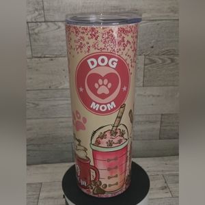 Dog Mom 20oz. Tumbler Handmade stainless steel